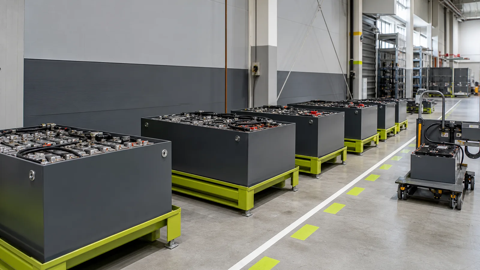 Închirierea bateriei de stivuitor și soluțiile Battery as a Service