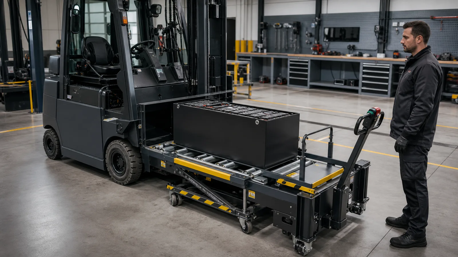 Baterii pentru reach truck și order picker